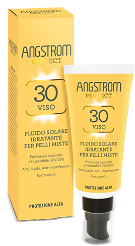 Angstrom Protect Fluido Solare Idratante Viso SPF 30 40ml