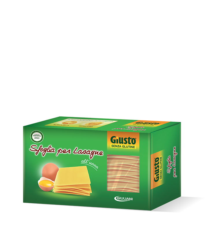 

Giusto® Sfoglie Per Lasagne All'Uovo Senza Glutine GIULIANI 250g