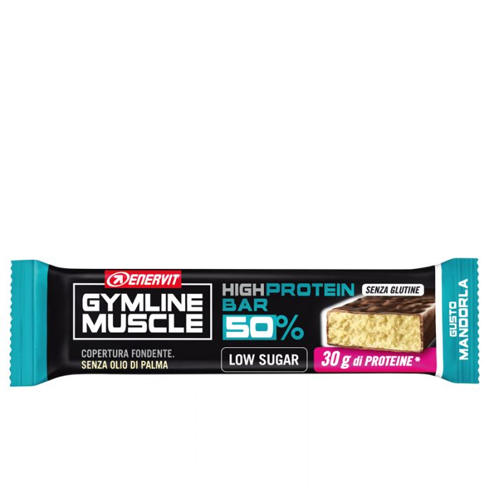 

High Protein Bar 50% Mandorla Enervit Gymline Muscle 60g