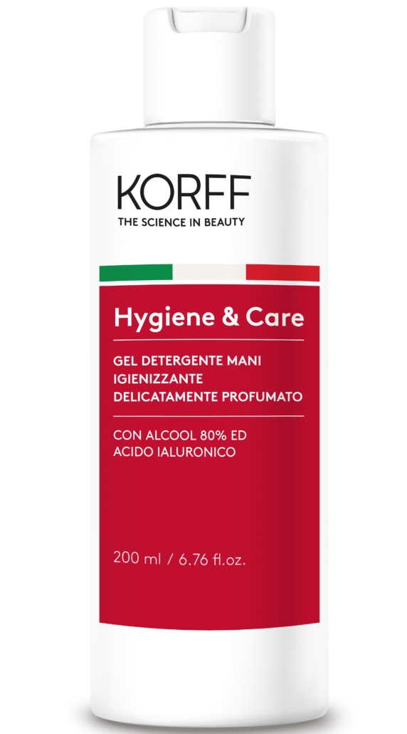 

Hygiene & Care Gel Detergente Igienizzante Mani Korff 200ml