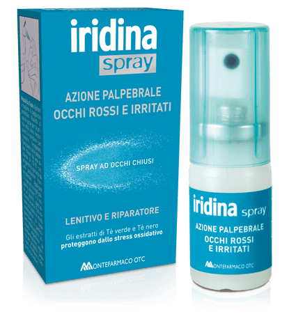 

Iridina® Spray Azione Palpebrale, Occhi Rossi e Irritati MONTEFARMACO 10ml