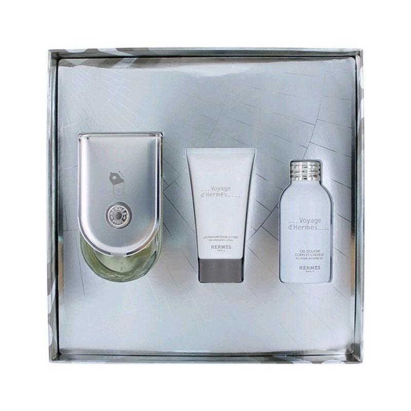 Image of Kit Voyage D&#39;Hermes Eau De Toilette 100ml +Latte Corpo 30ml + Gel Doccia 30ml Hermes033