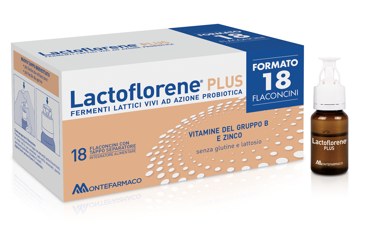 Image of Lactoflorene Plus MONTEFARMACO 18 Flaconcini Da 10ml