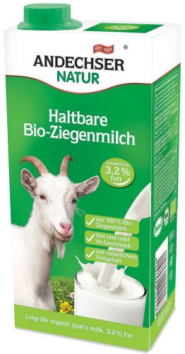 

Latte Di Capra Intero UHT Bio Andechser 1L