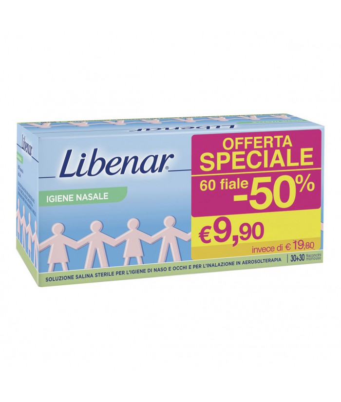 

Libenar® Soluzione Isotonica Salina Sterile 60 Fiale Monouso