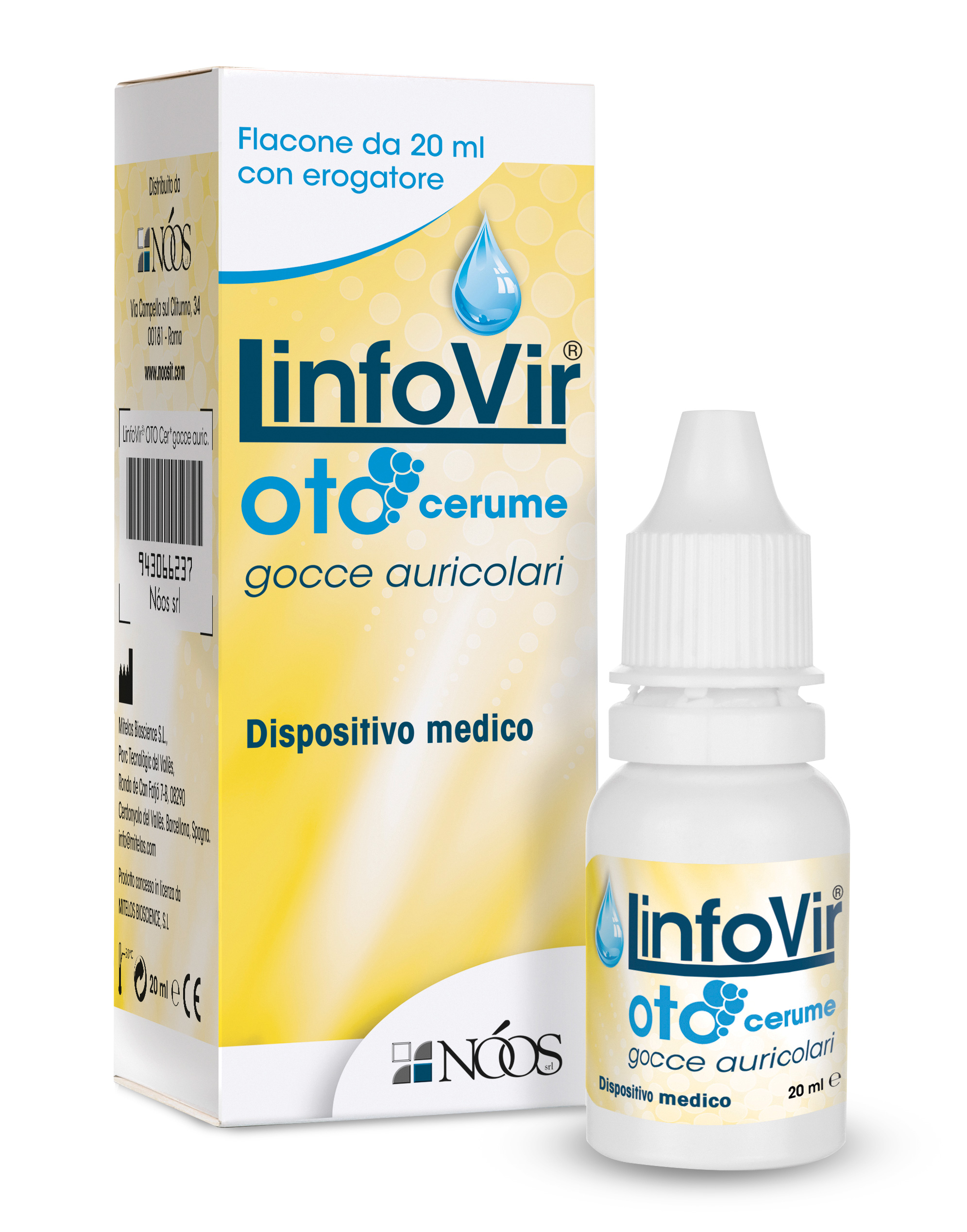 

LinfoVir® Oto Cerume Gocce Auricolari Nòos 20ml