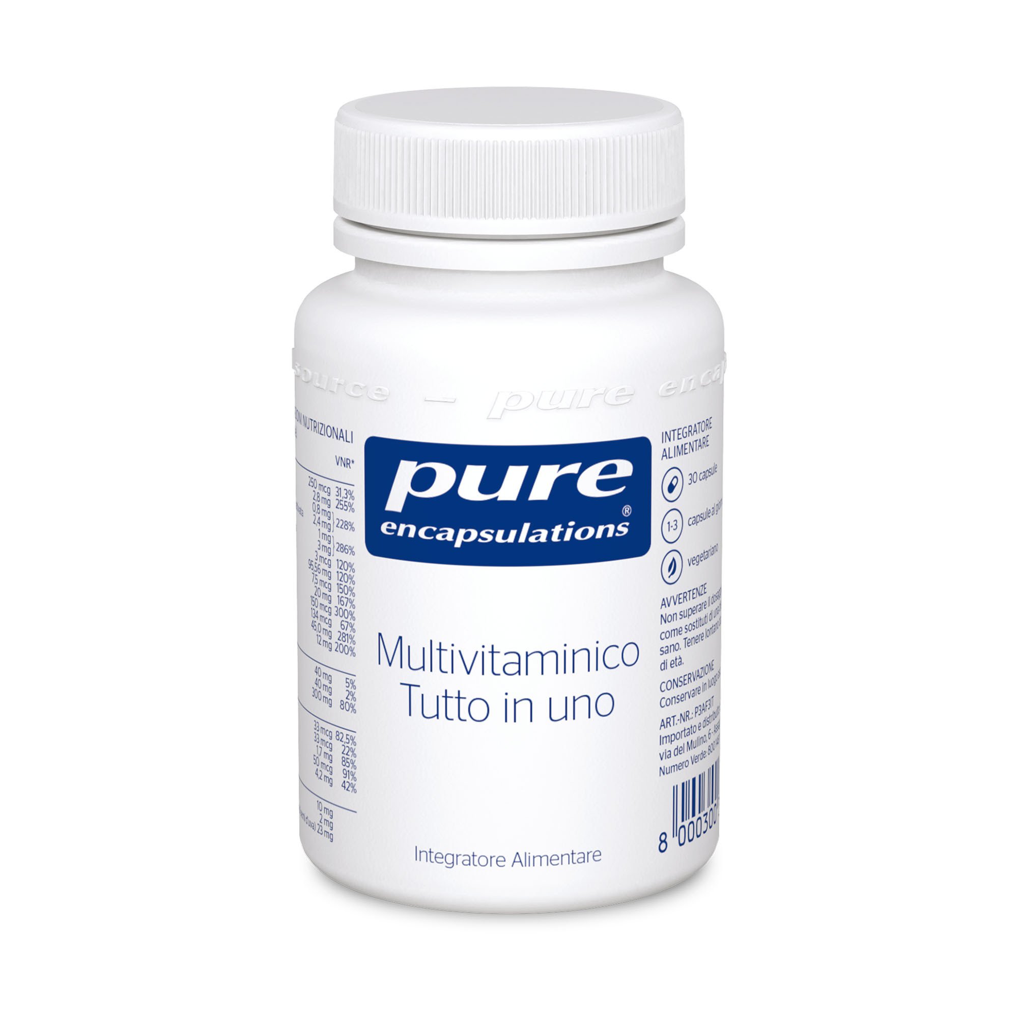 Image of MULTIVITAMINICO TUTTO IN UNO Pure Encapsulations(R) 30 Capsule033