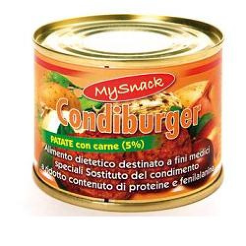 Image of MY SNACK CONDIBURGER Patate Con Carne 200g