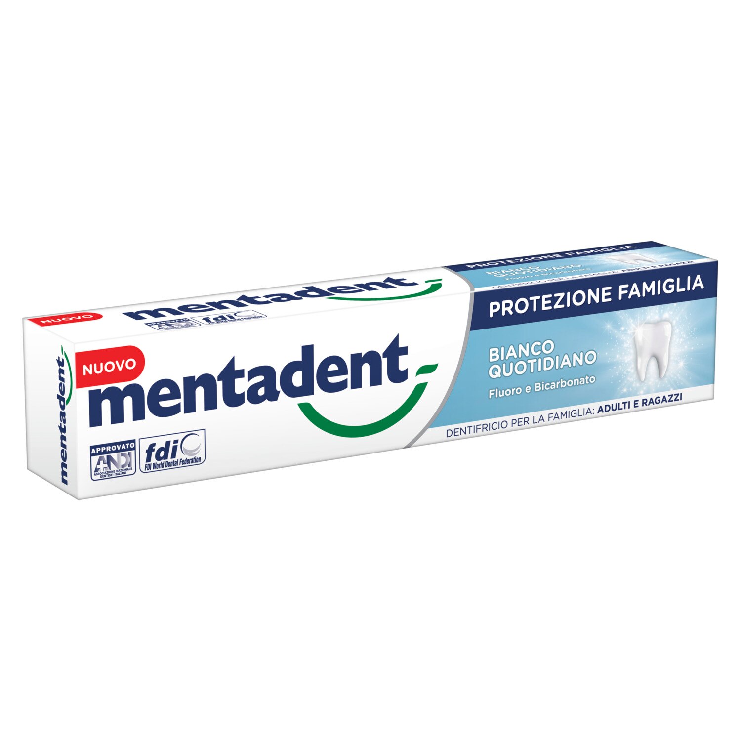 Image of Mentadent Protezione Famiglia Bianco Quotidiano 75ml033