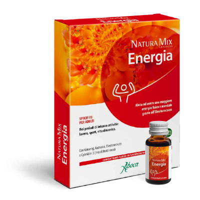 Image of Natura Mix Advanced Energia Aboca 10 Flaconcini Da 15g