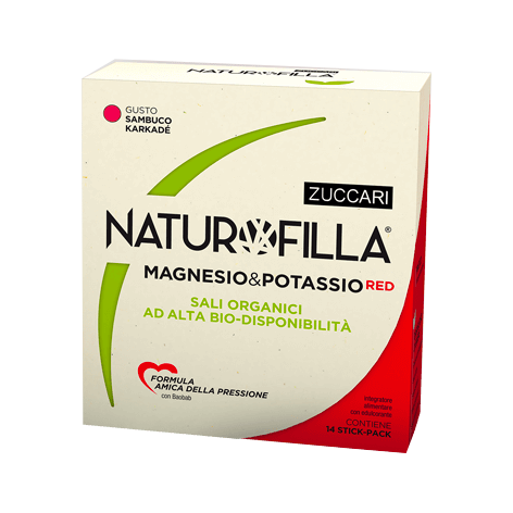 

Naturofilla® Magnesio&Potassio Red Gusto Sambuco-Karkadè Zuccari 14 Stick