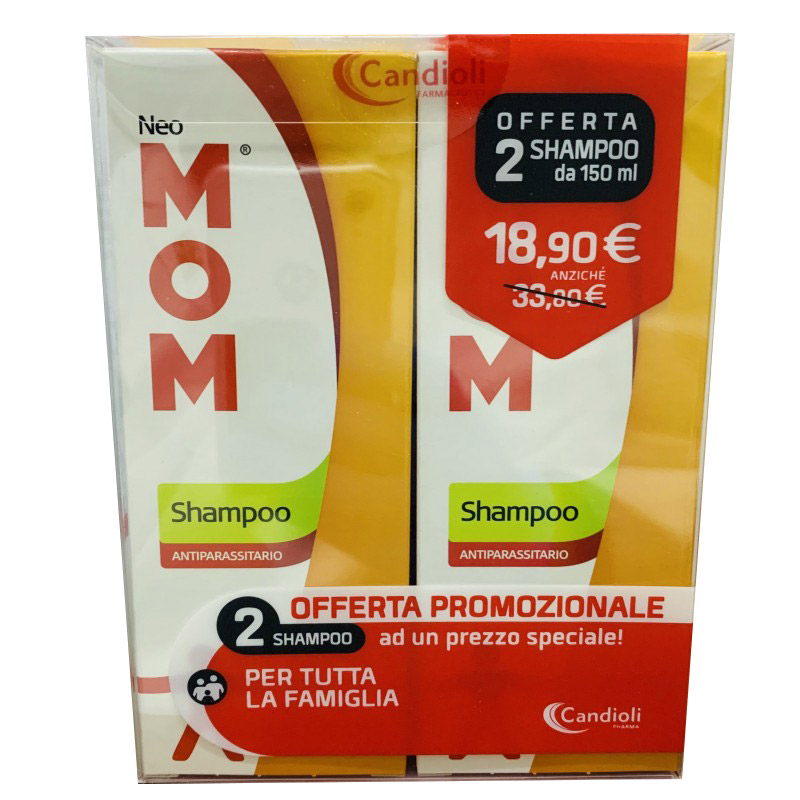Image of Neo MOM(R) - Shampoo Antiparassitario Bipack Candioli 2x150ml