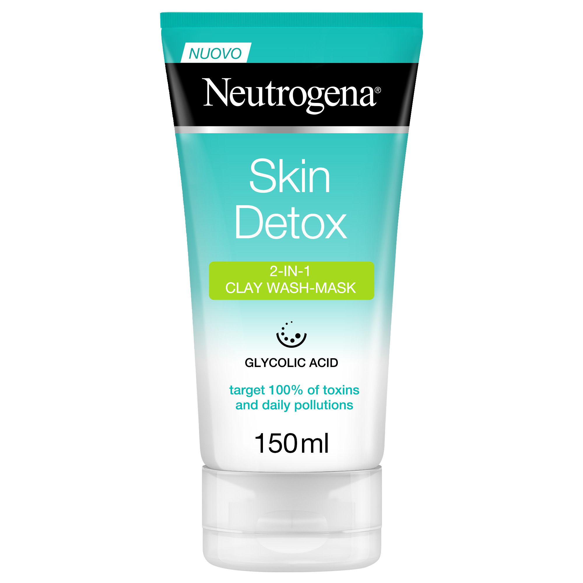 Image of Neutrogena Skin Detox Maschera Purificante All&#39;argilla 2in1 150ml