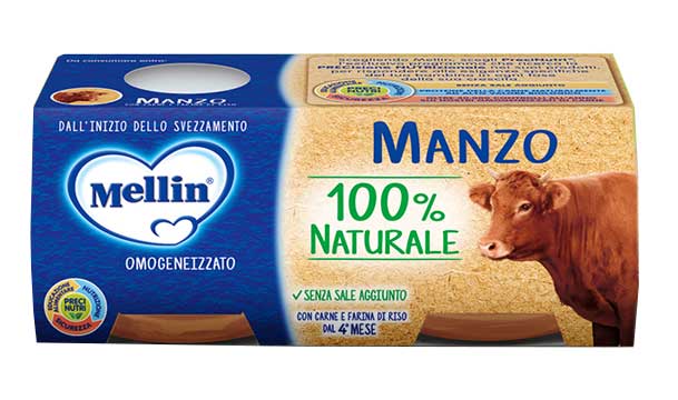 Image of Omogeneizzati Di Carne Manzo Mellin 2x120g033