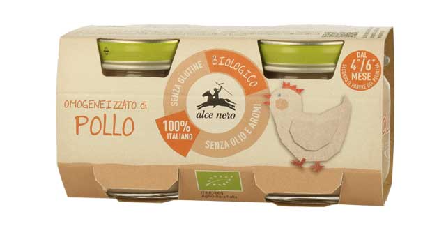 

Omogeneizzato Di Pollo Biologico Alce Nero 2x80g