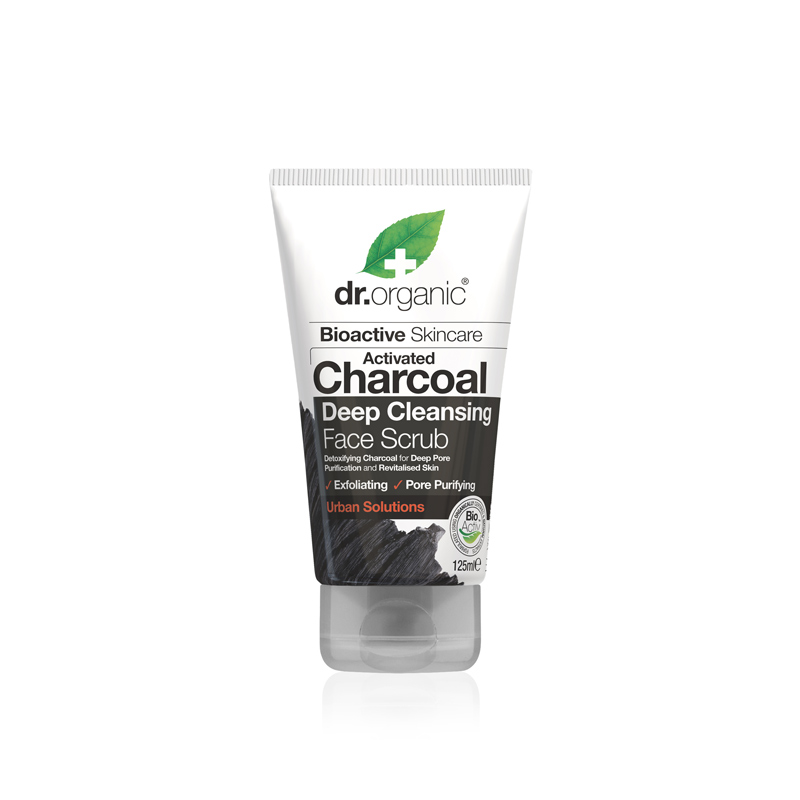 

Organic Activated Charcoal Deep Cleansing Face Scrub Dr.Organic® 125ml