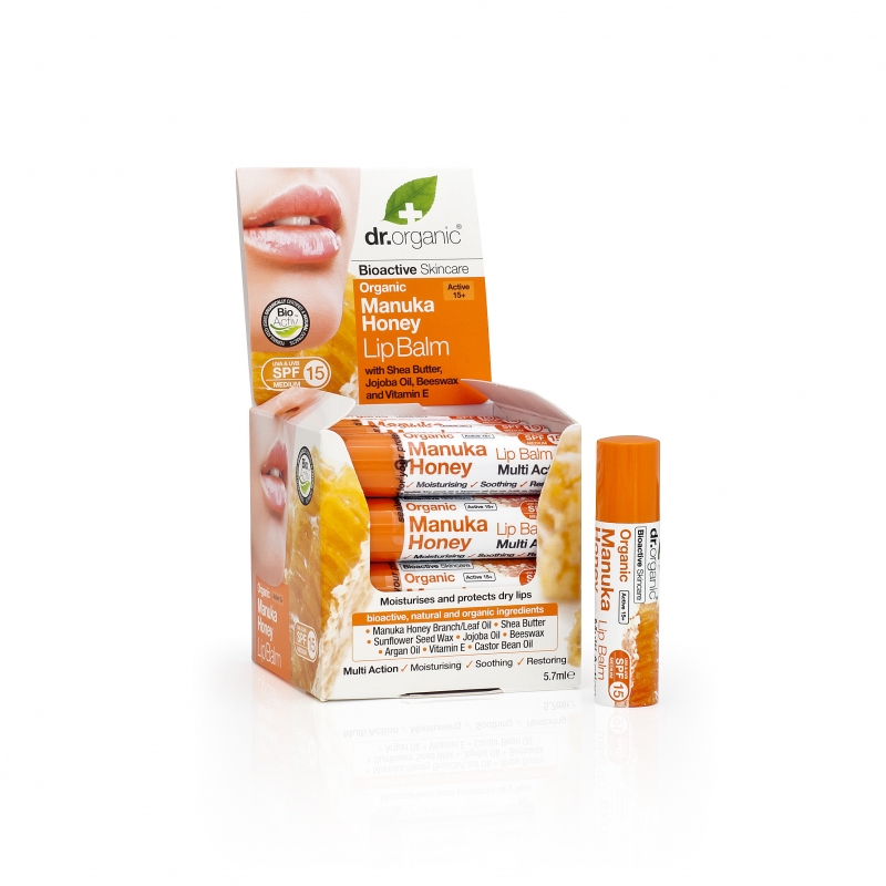 

Organic Manuka Honey Lip Balm Dr.Organic® 5,7ml