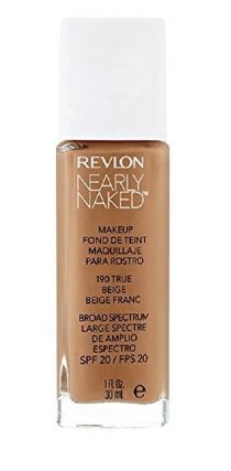 Image of Revlon Nearly Naked MakeUp Nude Fondotinta Fluido 190 True Beige