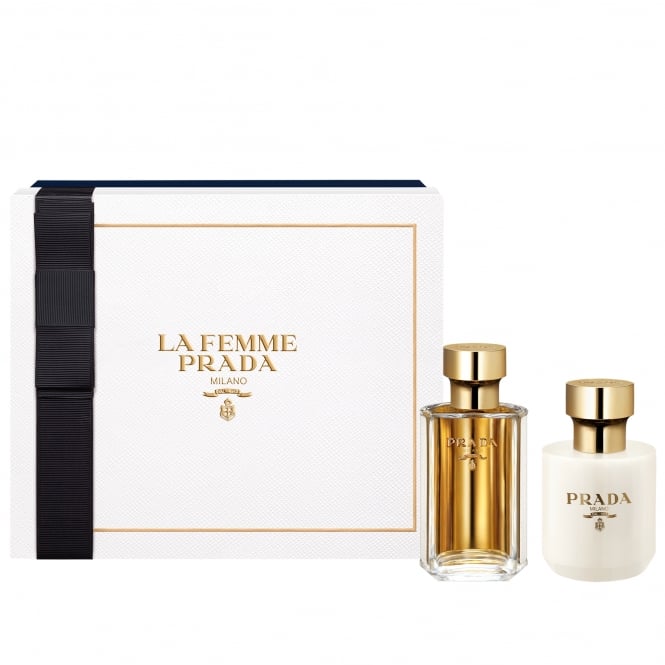 Image of Prada La Femme Eau De Parfum 50ml + Body Lotion 100ml