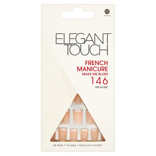Image of Uragme Elegant Touch French Manicure 24 Unghie Preincollate N deg. 146