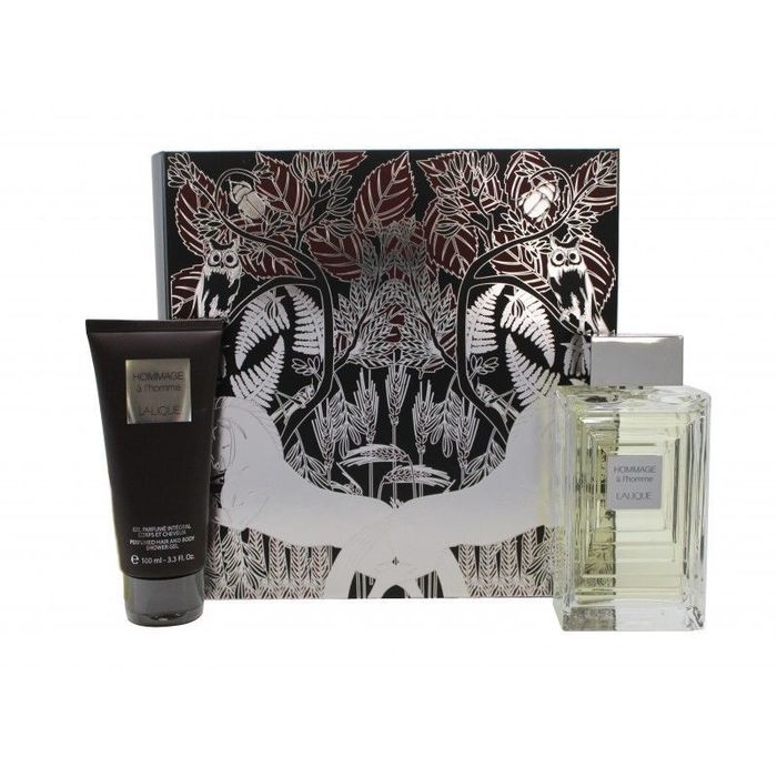 Image of Lalique Hommage Set Eau De Toilette 100ml + Bagno Doccia 200ml033