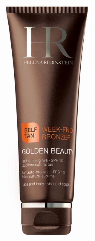 Image of Helena Rubinstein Golden Beauty Week-end Bronzer Self Tan Crema Autoabbronzante Viso E Corpo 125ml