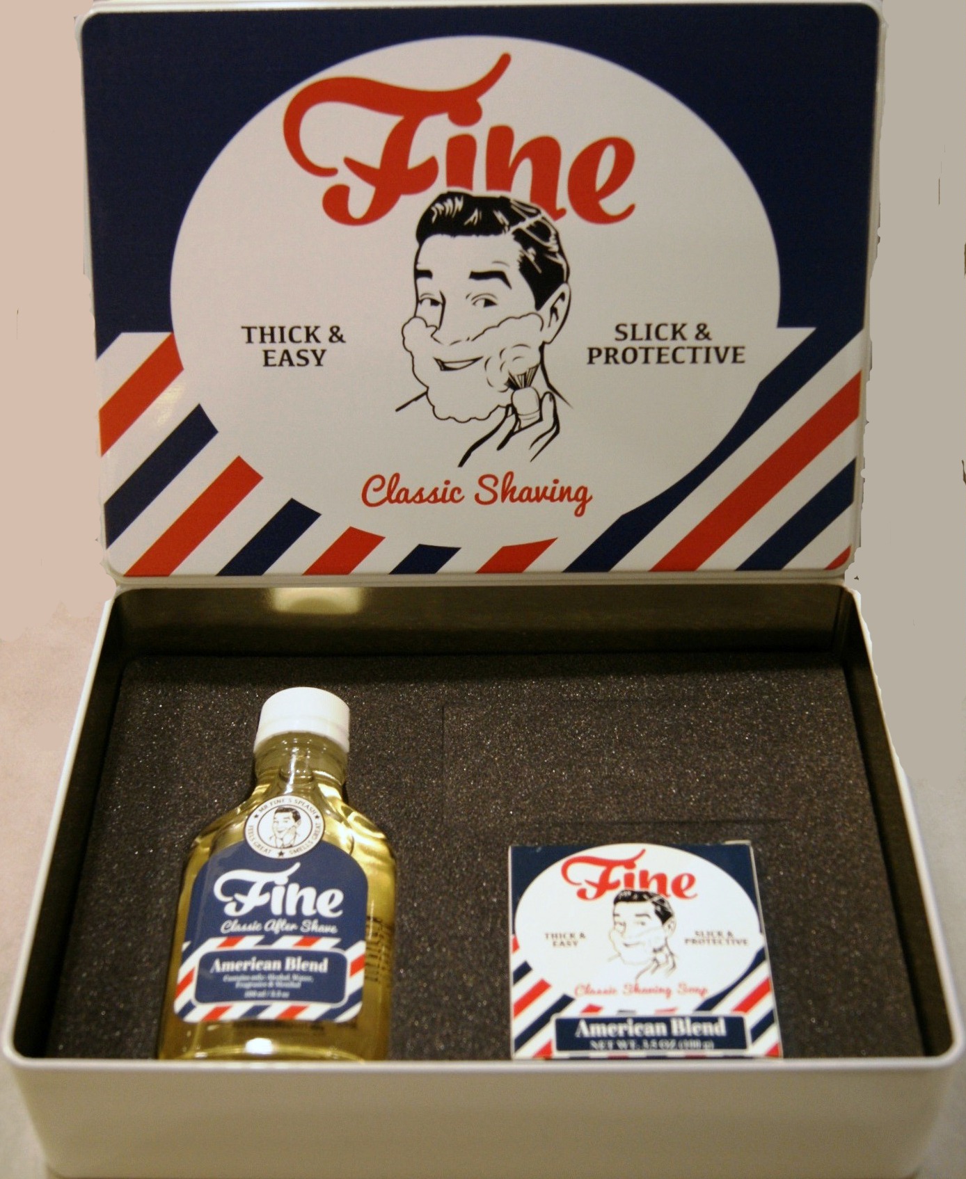 Fine Kit American Blend After Shave 100ml + Shaving Soap 100g