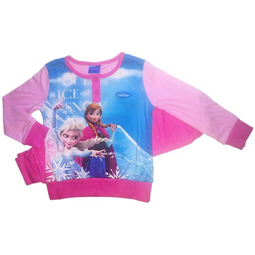 Image of Pigiama maglia maglietta pantalone cotone bimba bambina Disney Frozen 4A033