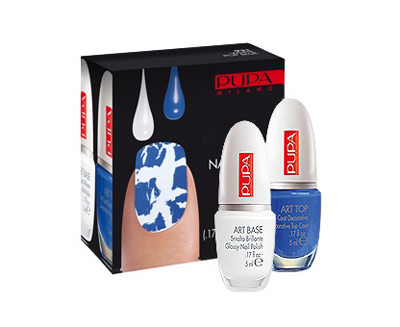 

@PUPA NAIL ART KIT WHITE-POP BLUE