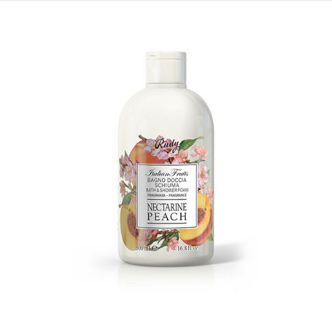 Image of Rudy Profumi Italian Fruits Nectarine Peach Bagno Doccia 500ml