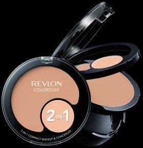 Image of Revlon Colorstay 2-in-1 Compact Make-Up Natural Tan 330033