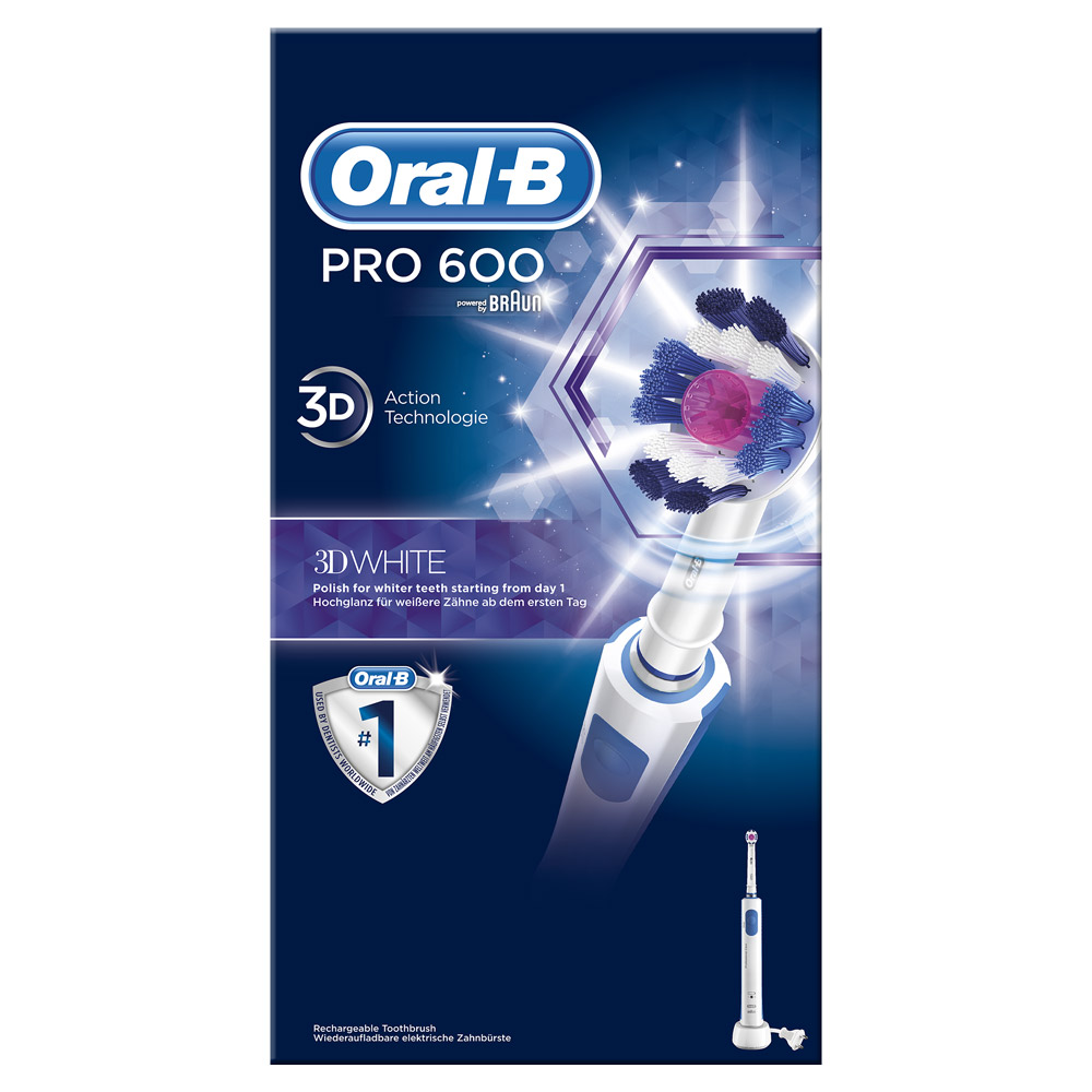 

PRO 600 3D White Spazzolino Elettrico Oral-B®