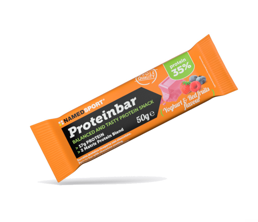 Image of PROTEINBAR rosso Fruits & Yoghurt NAMEDSPORT(R) 50g033