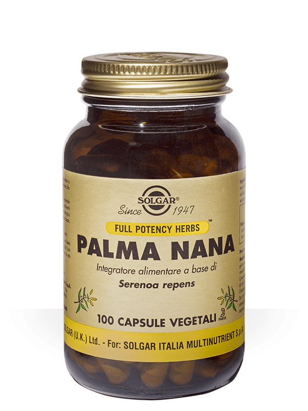 

Palma Nana Solgar 100 Capsule Vegetali