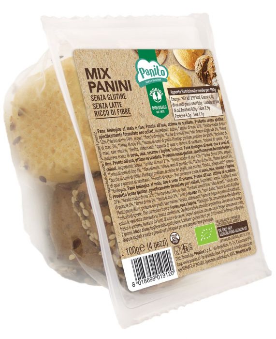 Image of Panito Mix Panini Senza Glutine Probios 100g