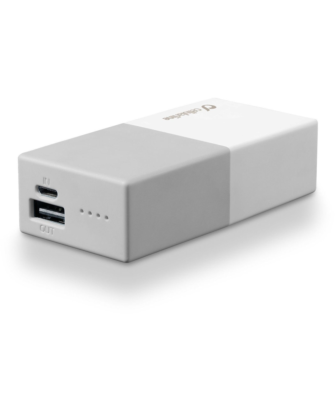 Image of Powerbank 5000 Universal Cellularline 1 Caricabatterie Bianco