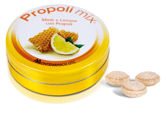 Image of Propoli Mix(R) Caramelle Miele E Limone MONTEFARMACO 30 Pezzi