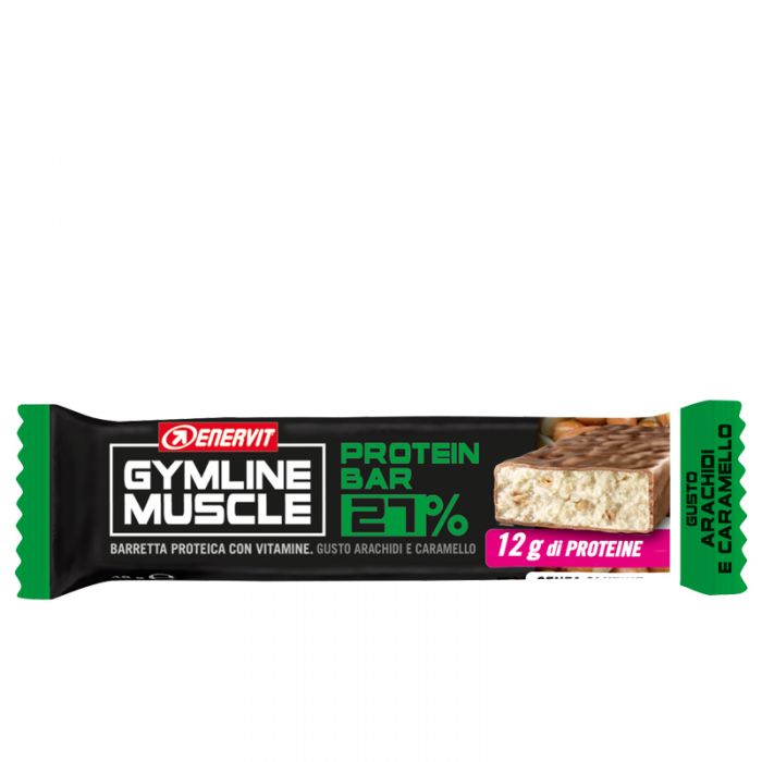 

Protein Bar 27% Arachidi E Caramello Enervit Gymline Muscle 45g