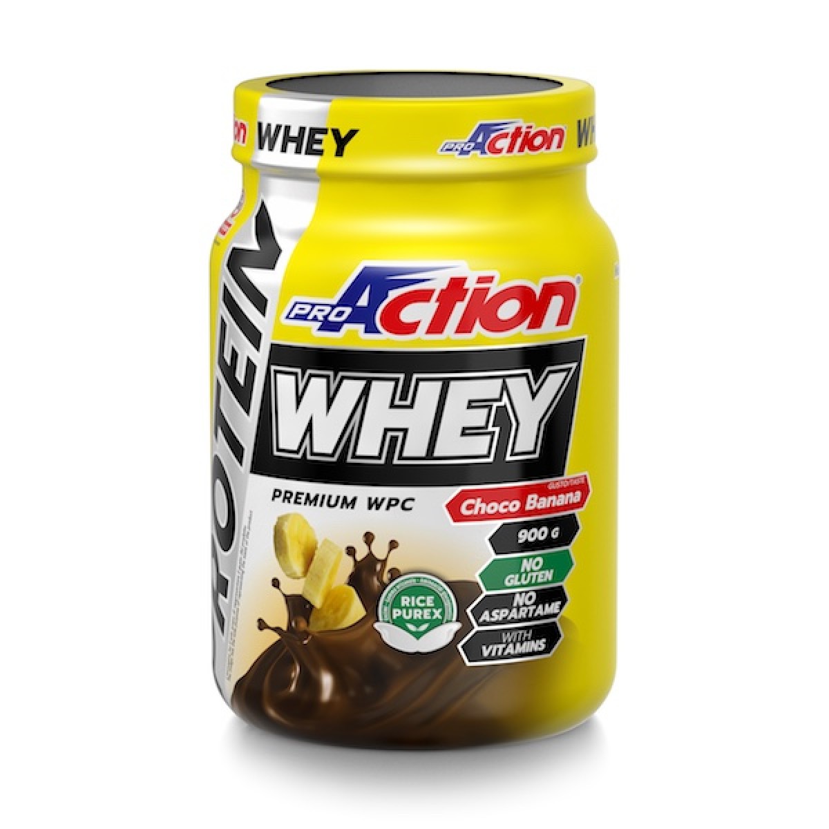 

Protein Whey Choco Banana ProAction 900g