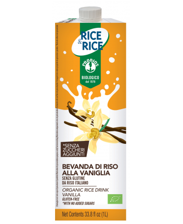 

Rice&Rice Bevanda Di Riso Alla Vaniglia Probios 1l