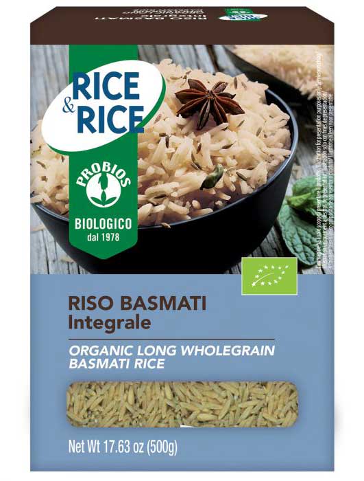 

Rice&Rice Riso Basmati Integrale Biologico Probios 500g