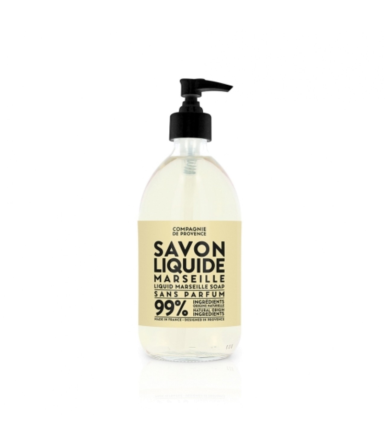 Image of Sapone Liquido Di Marsiglia Naturale Senza Profumo Compagnie De Provence 500ml