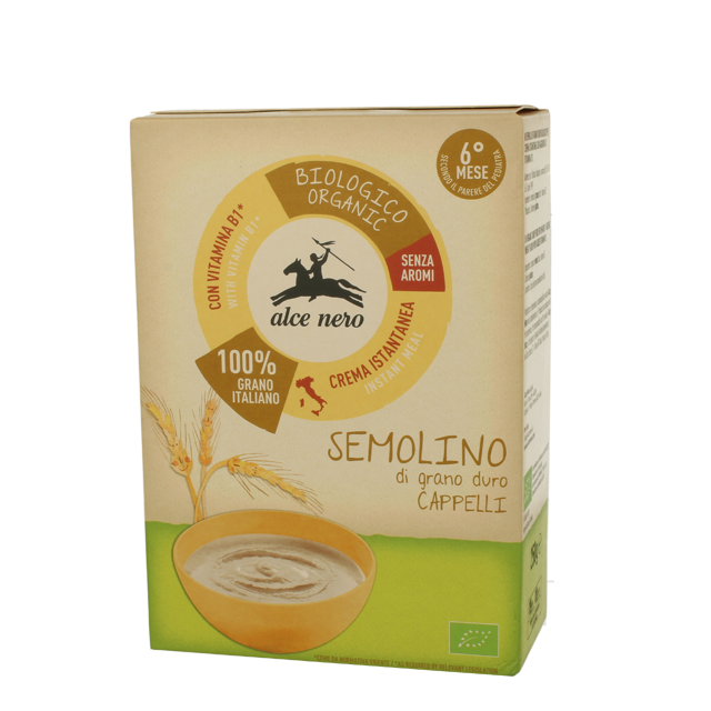 

Semolino Di Grano Duro Cappelli Biologico Alce Nero 250g