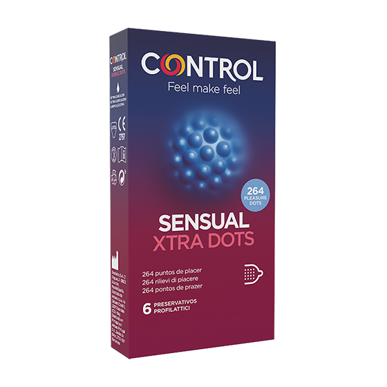 

Sensual Xtra Dots Control 6 Pezzi