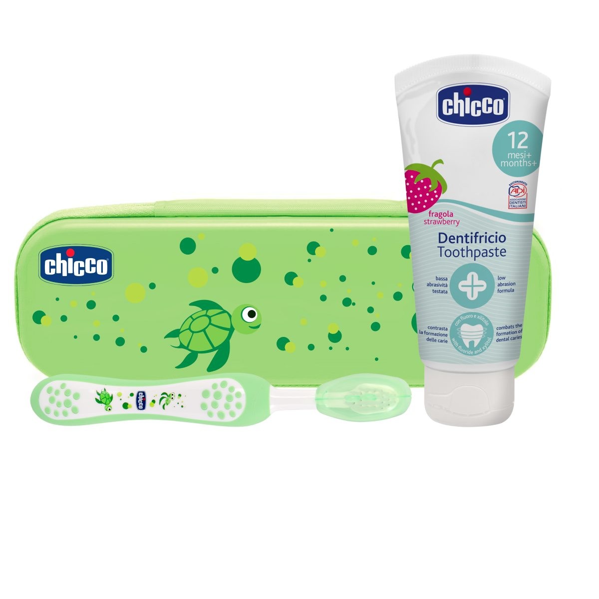 

Set Primi Dentini Verde 12m+ Chicco® 2 Parti