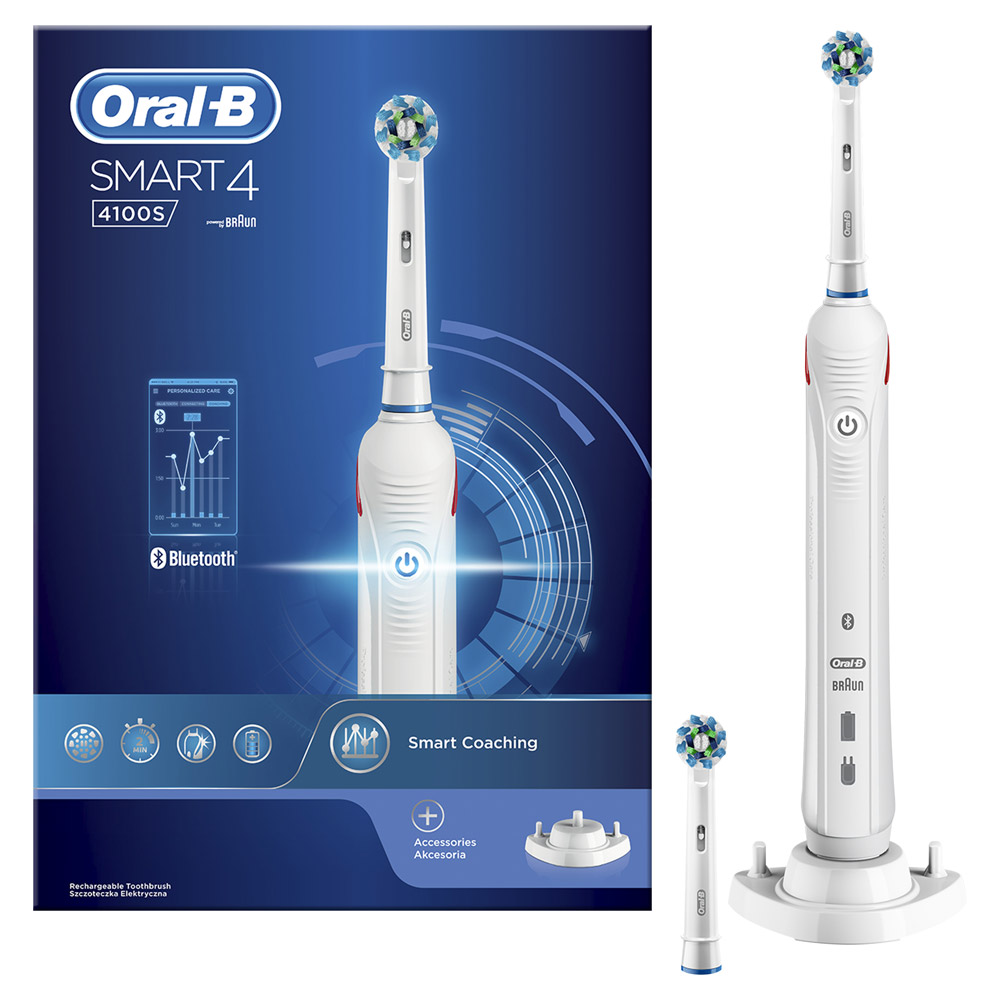 Image of Oral-B(R) Smart 4 4100S Spazzolino Elettrico Ricaricabile Bianco
