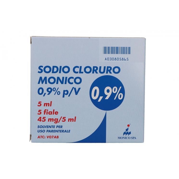 

Sodio Cloruro Monico 0,9% 5 Fiale 5ml