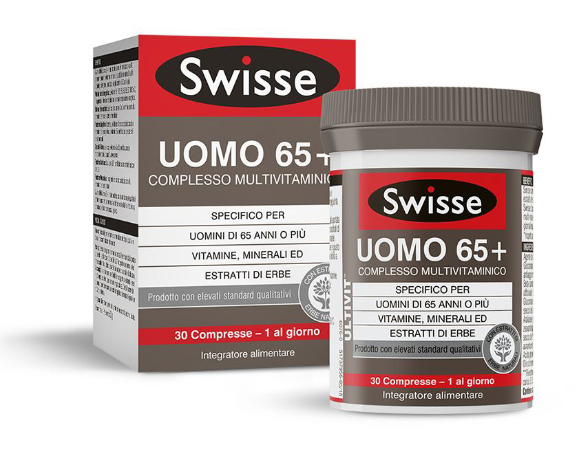 Image of Swisse Multivitaminico Uomo 65+ 30 Compresse