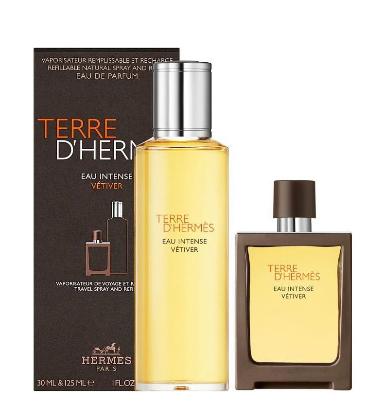 Image of Terre D&#39;Hermes Eau Intense Vetiver Eau De Parfum Hermes 30ml +Ricarica 125ml