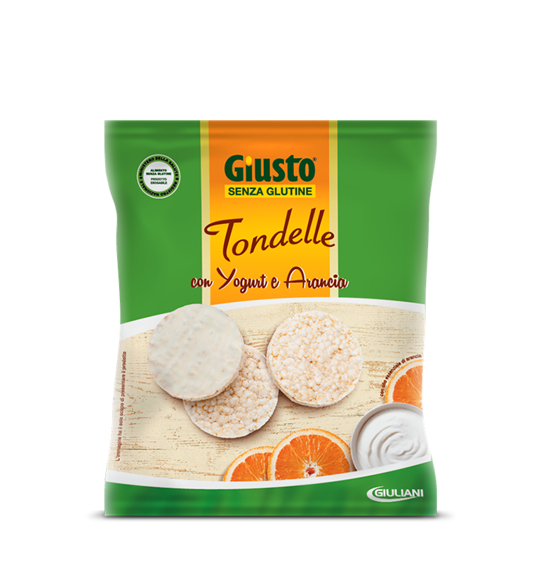 

Tondelle Con Yogurt E Arancia Senza Glutine Giusto® 60g